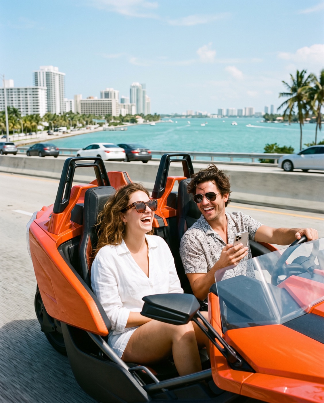 Couple in a Slingshot