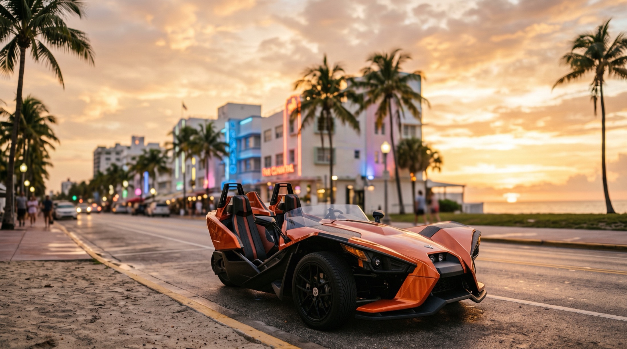 Slingshot on Ocean Drive